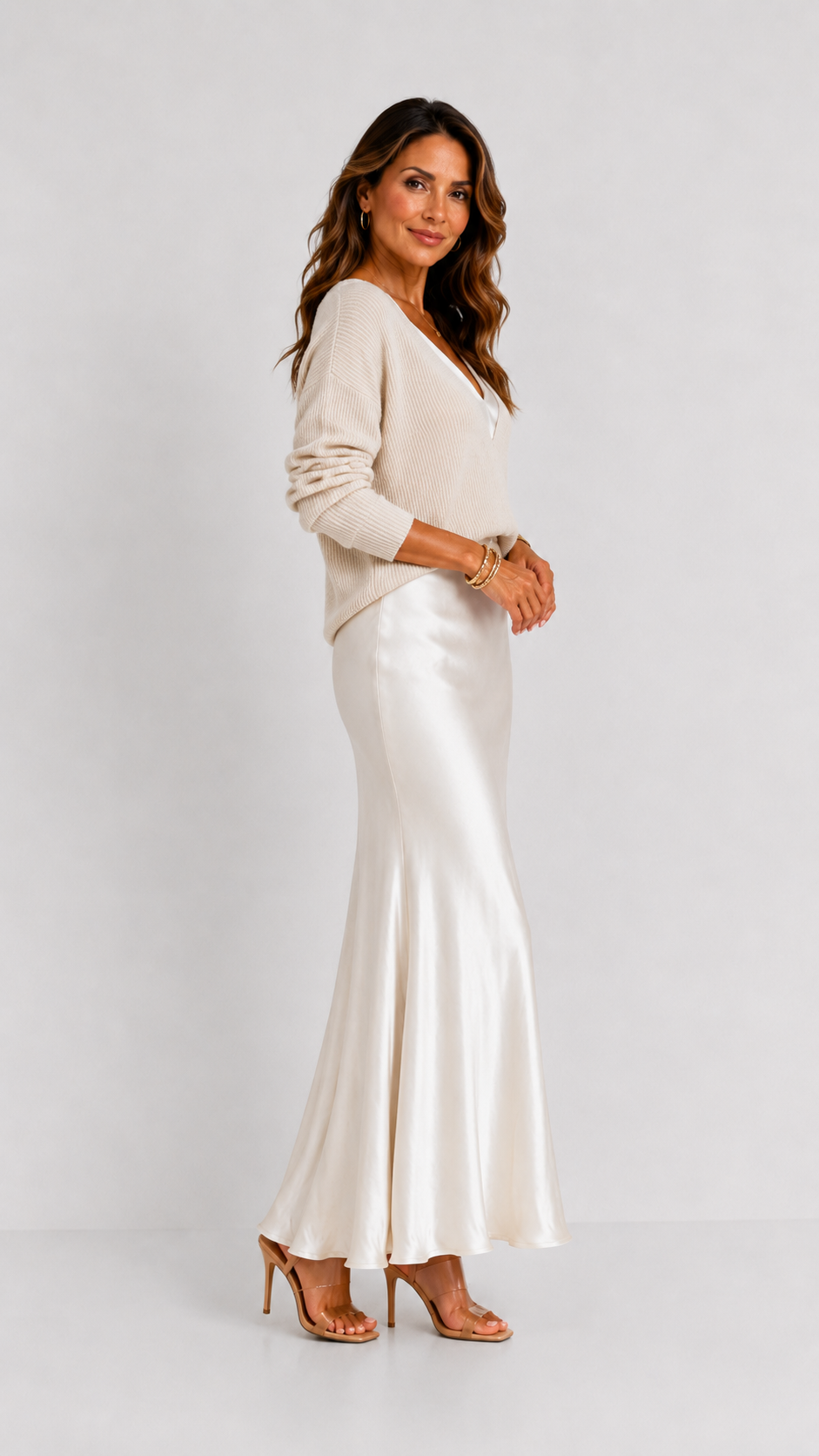 Luna | Vestido Satinado
