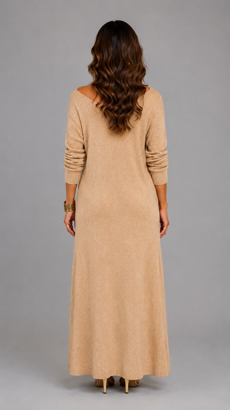 Asterelle | Vestido Midi Elegante con Abertura Lateral