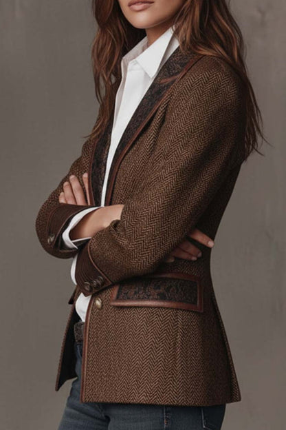 CAROLINA | Blazer con detalles en contraste
