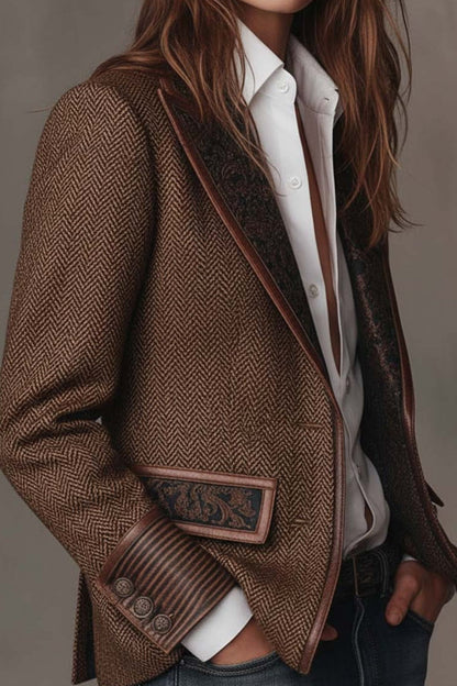CAROLINA | Blazer con detalles en contraste