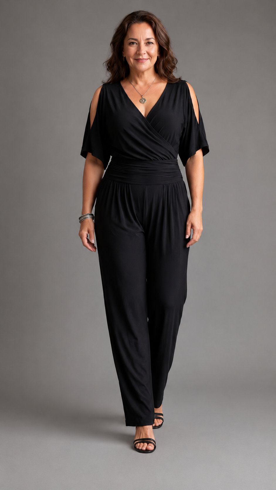 Nyxara | Jumpsuit Elegante de Hombros Descubiertos