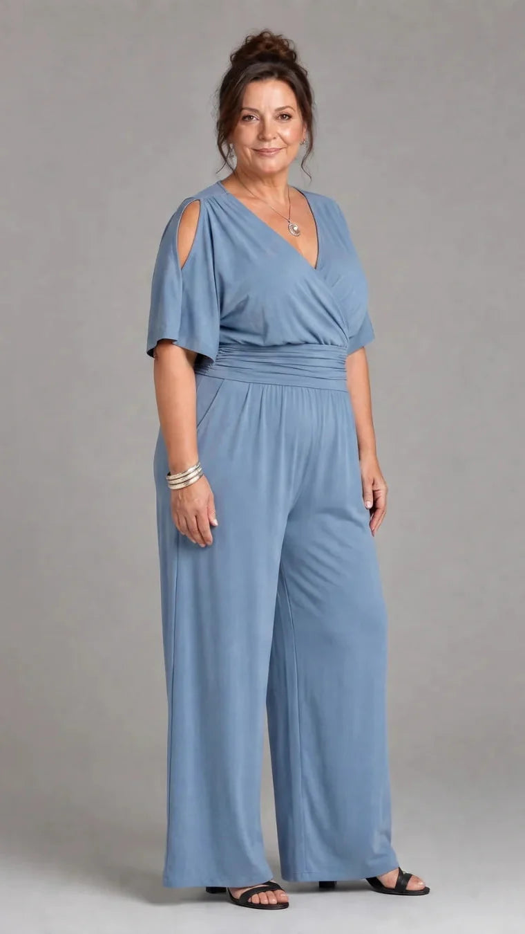 Nyxara | Jumpsuit Elegante de Hombros Descubiertos