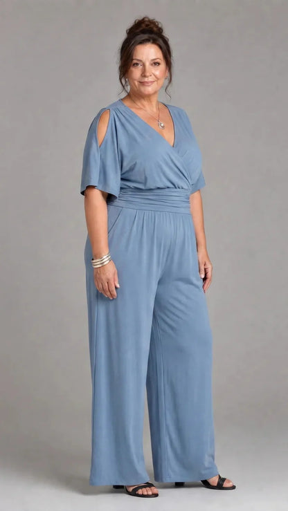 Nyxara | Jumpsuit Elegante de Hombros Descubiertos