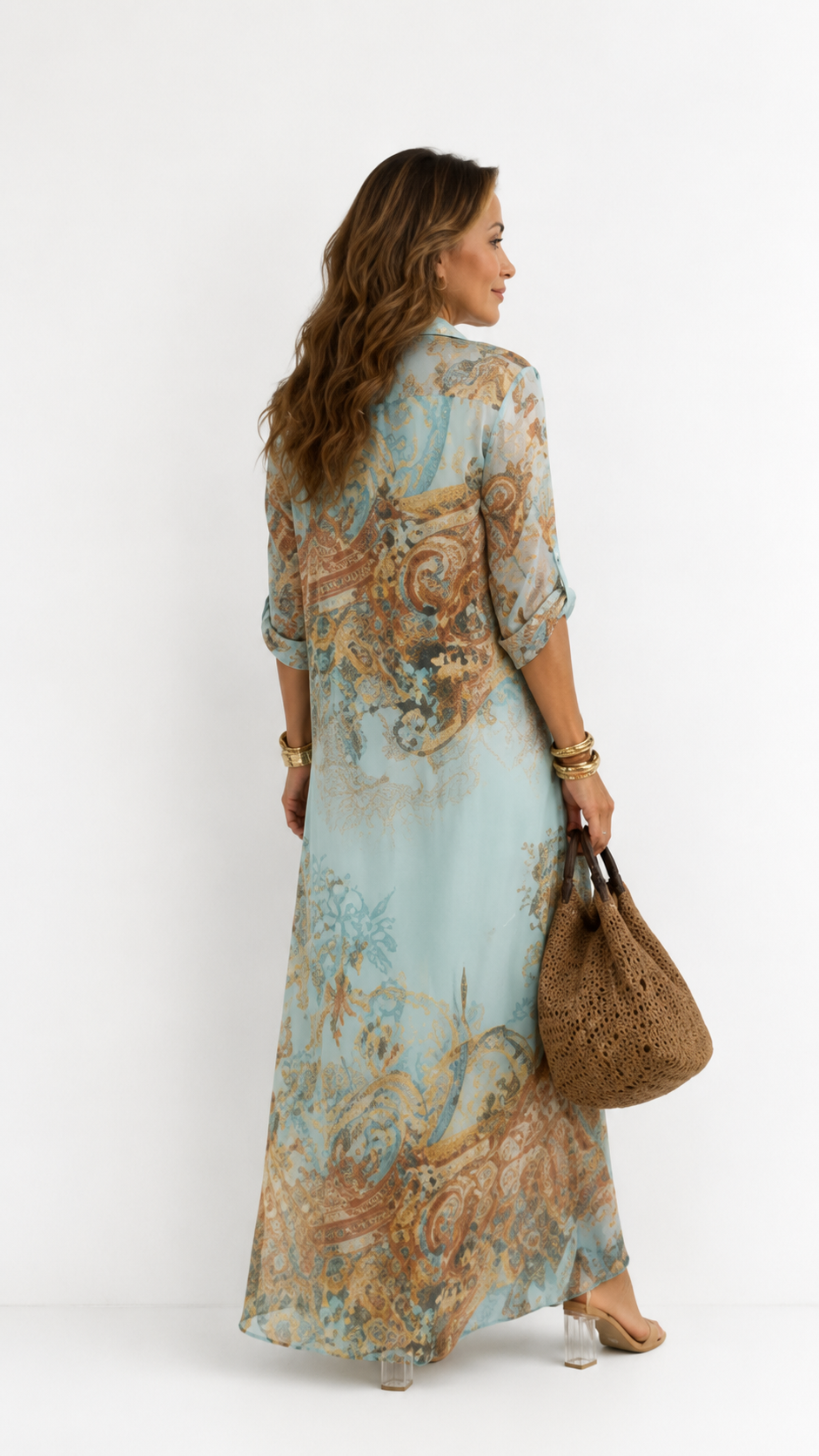 Lorna | Vestido Camisero Mediterráneo