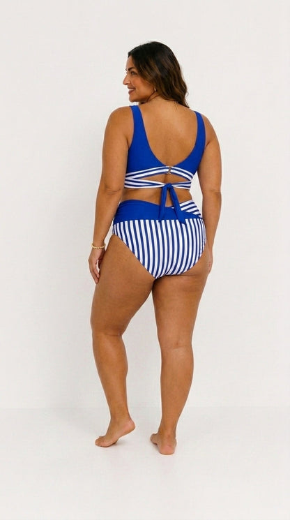 Bikini Cruzado Favorecedor de Rayas