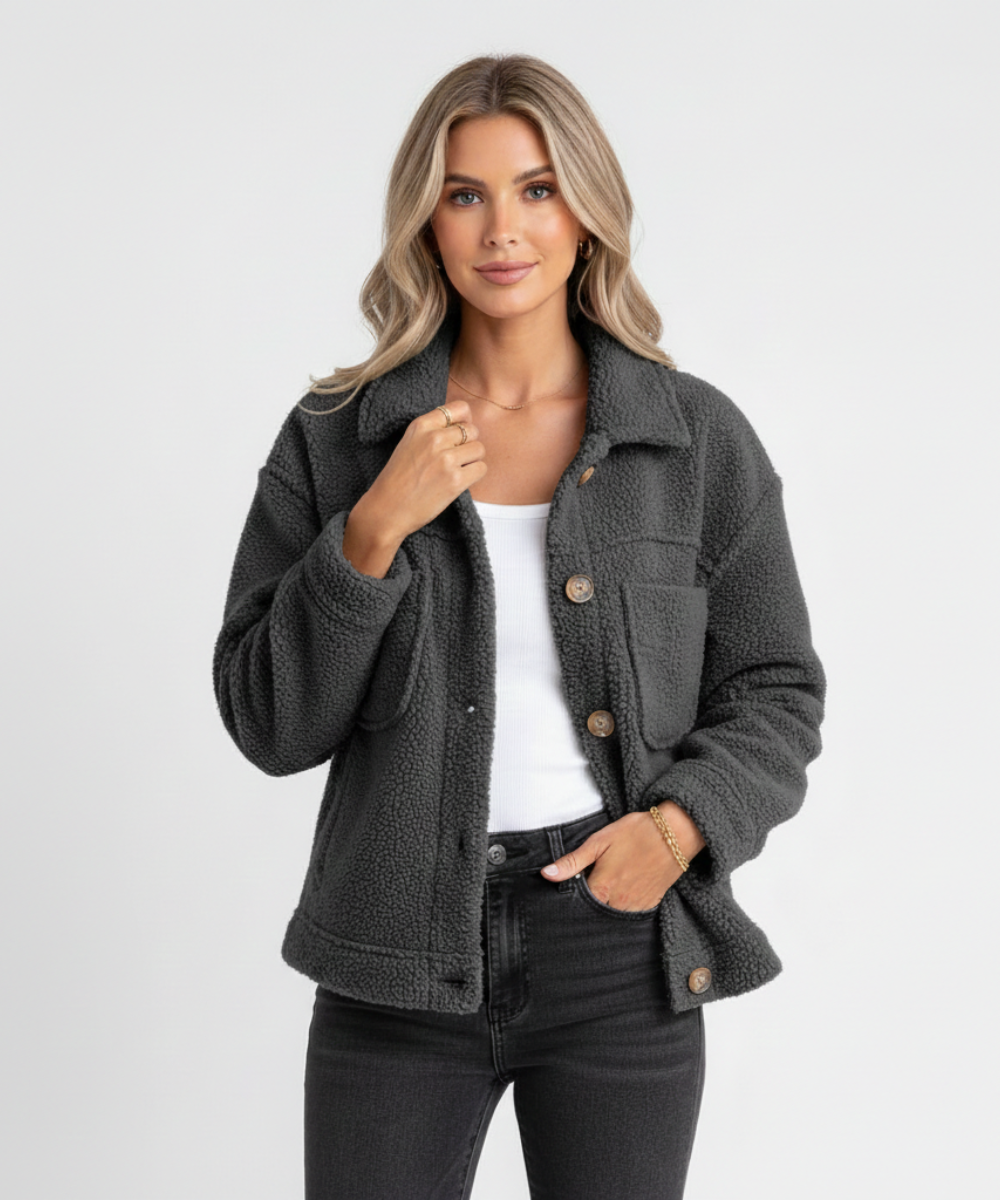 Rocío™ | Chaqueta polar suave con botones
