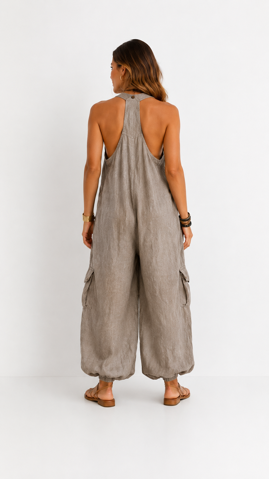 Erminilde | Jumpsuit Bordado de Estilo Bohemi