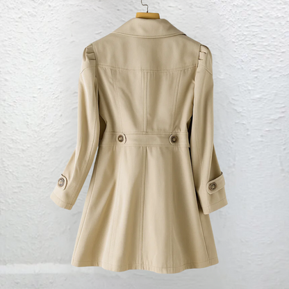 Inés | Abrigo elegante de estilo retro con botones