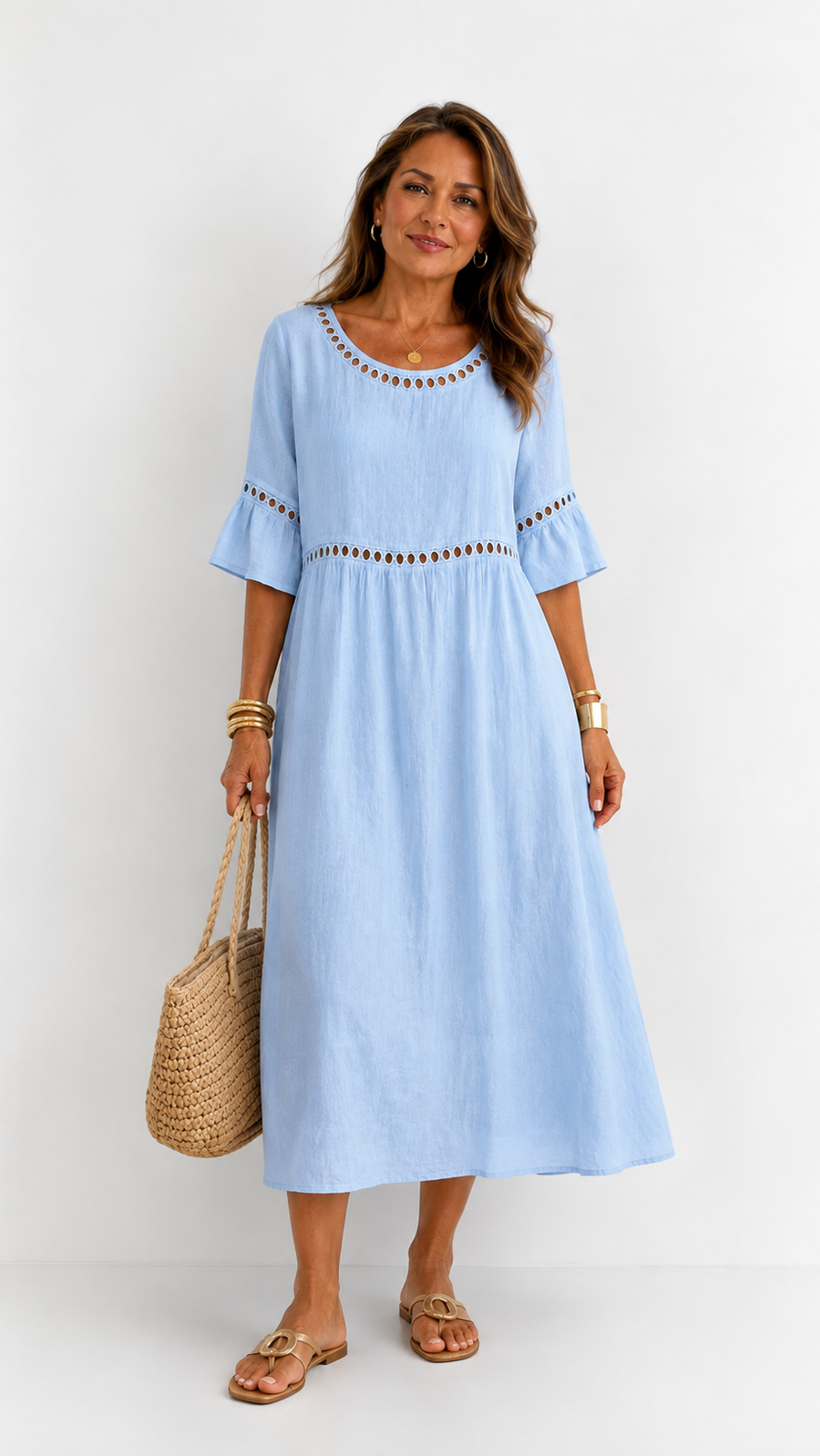 Hélène | Vestido Largo de Lino