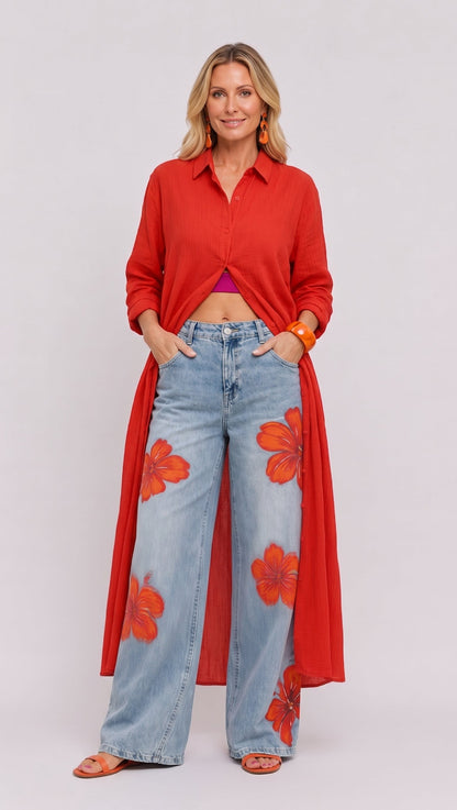 Elveta Floral | Conjunto