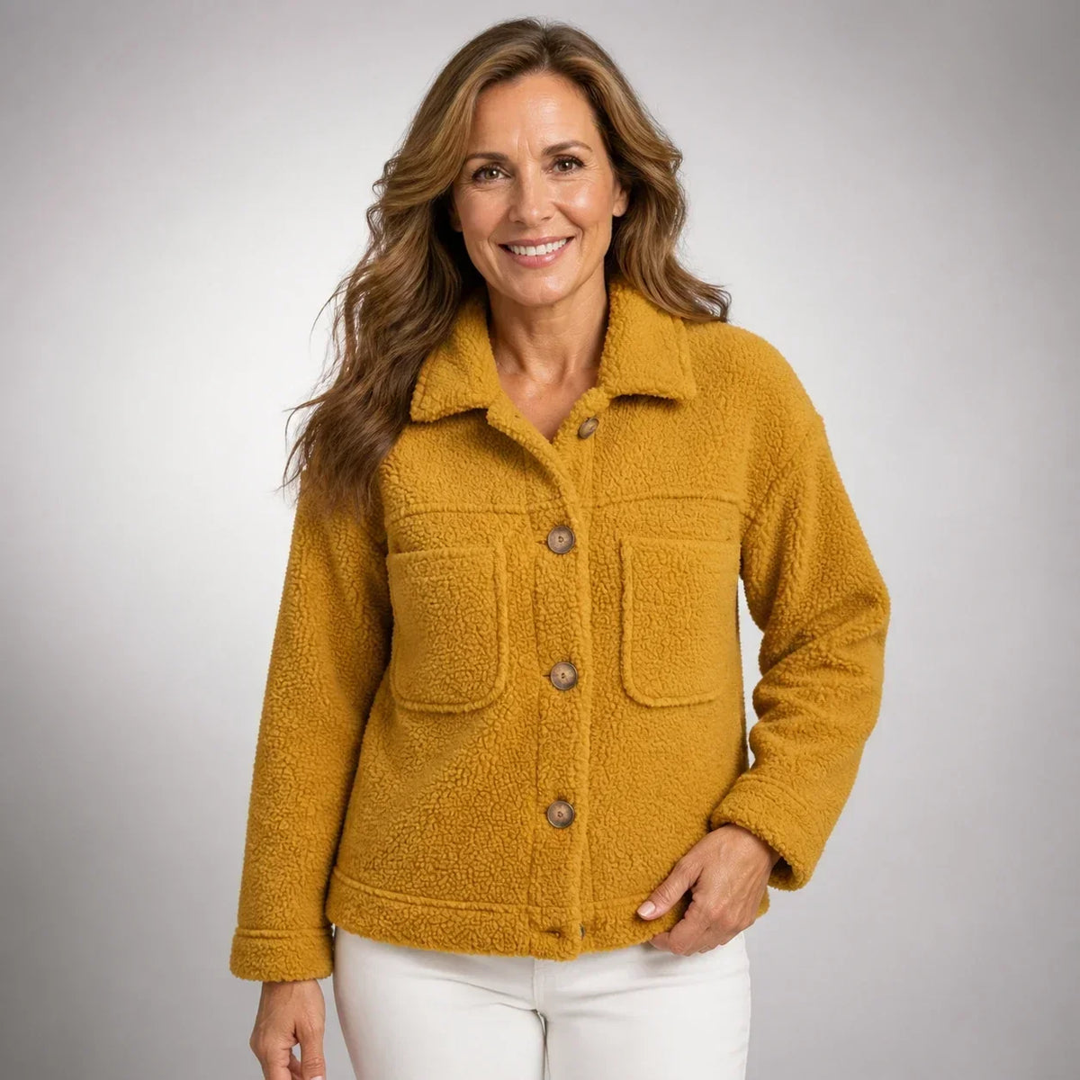 Rocío™ | Chaqueta polar suave con botones