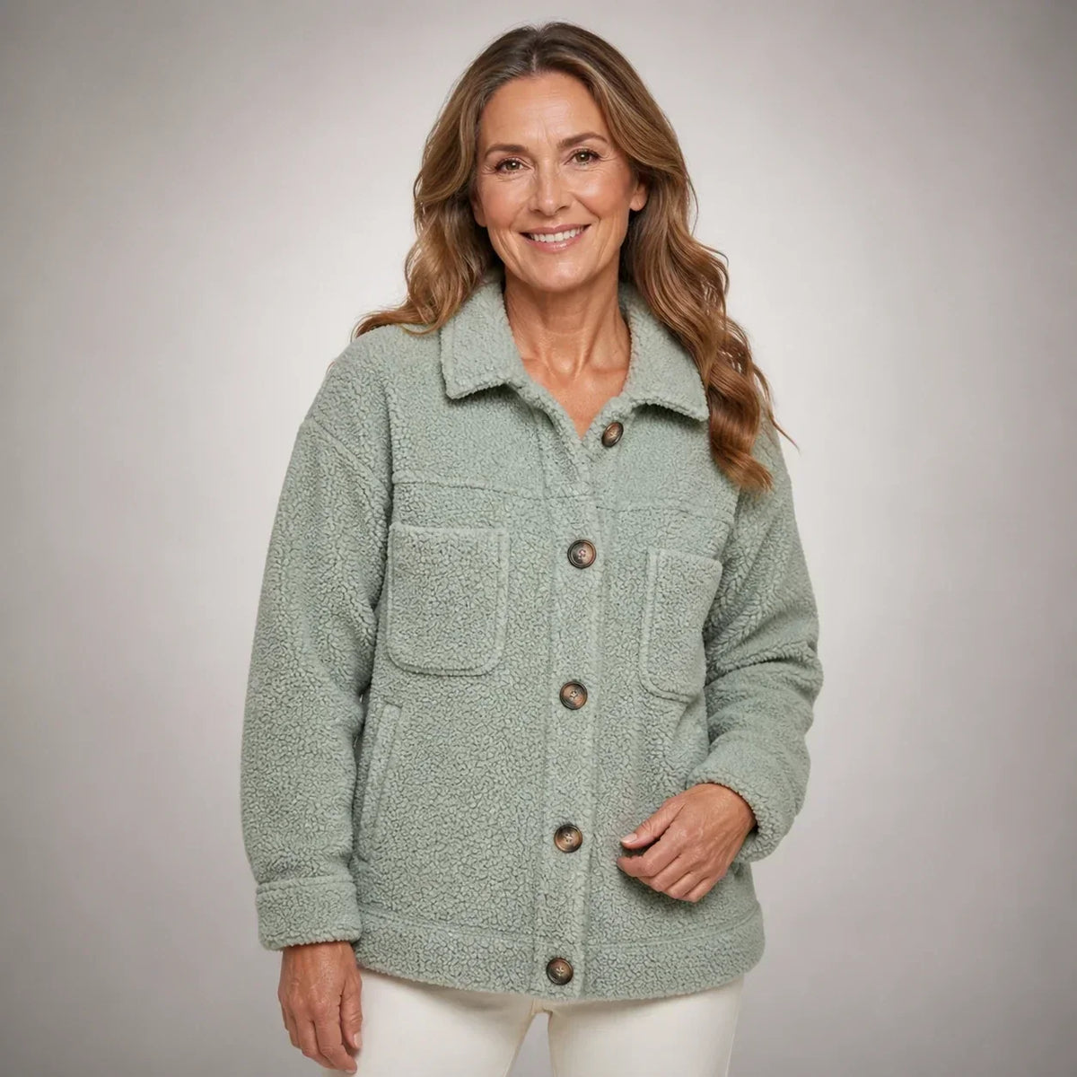 Rocío™ | Chaqueta polar suave con botones